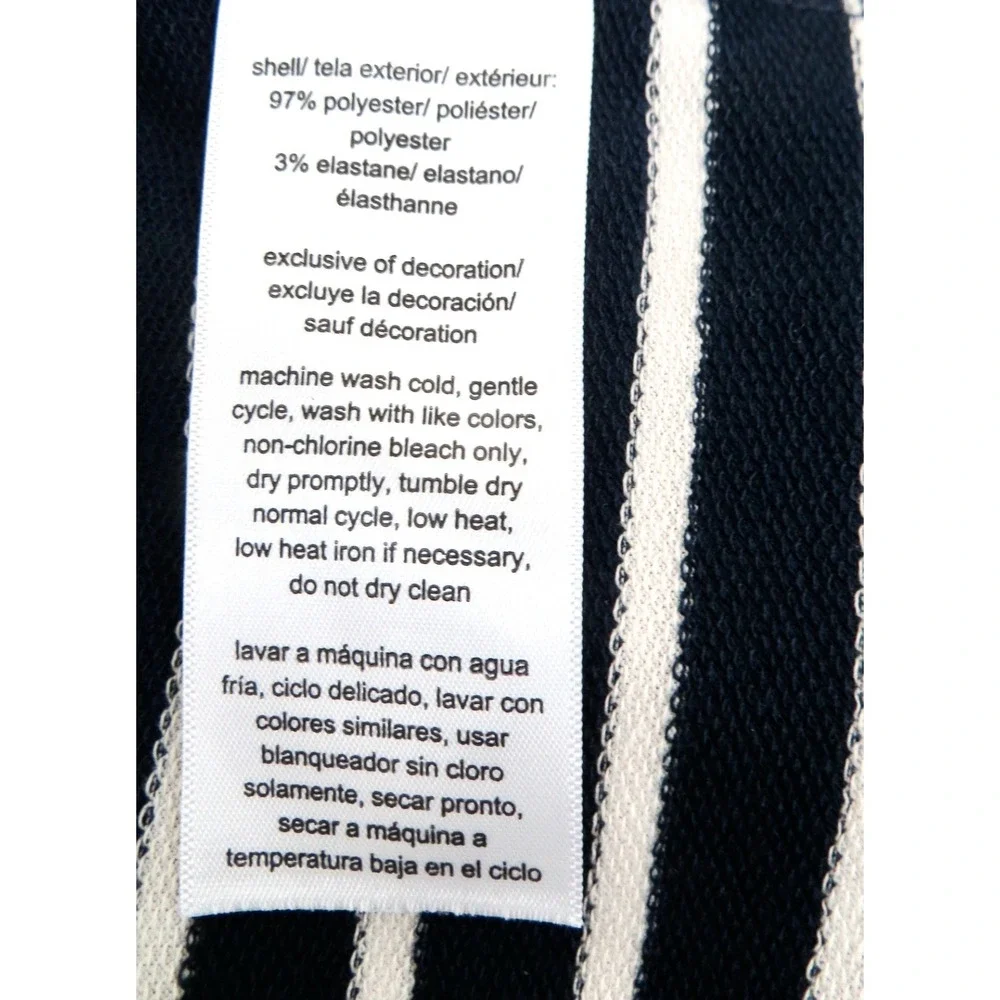 NEW! Nautica Jeans Striped Sleeveless Tiered Tank Dress Navy White SZ XXL - Picture 11 of 11